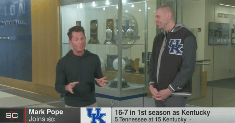 Mark Pope interview on SportsCenter